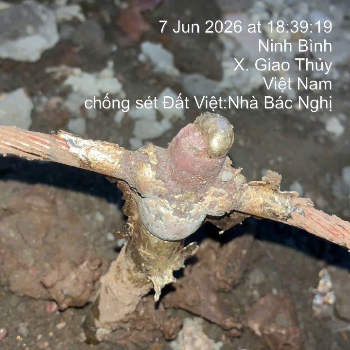 Thi công tiếp địa & hàn hóa nhiệt — Chống Sét Đất Việt